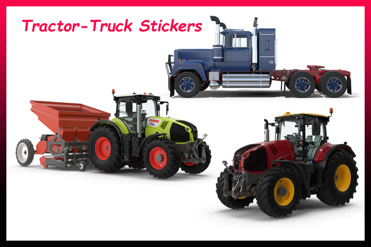 Tractor - Truck Stickers
