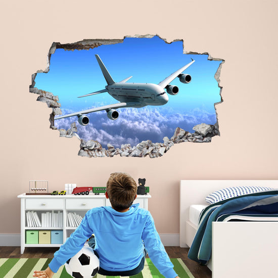 Airbus Wall Sticker Mural Decal Poster Print Art Kids Bedroom Home Decor Airplane Aircraft BL34